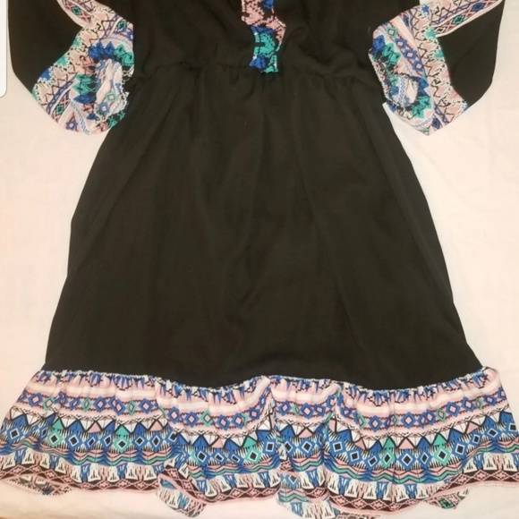 🚩Girls Cato Aztec/Tribal Dress - Picture 2 of 5